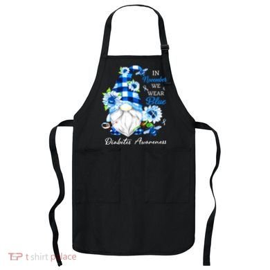 T1D T2D Diabetic Diabetes Awareness Apron