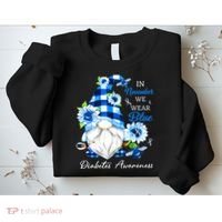 T1D T2D Diabetic Diabetes Awareness Sweatshirt thumb 2