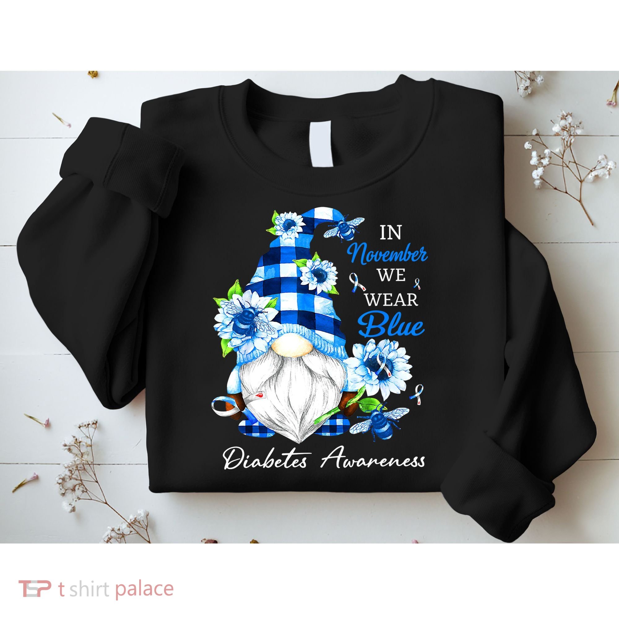 T1D T2D Diabetic Diabetes Awareness Sweatshirt