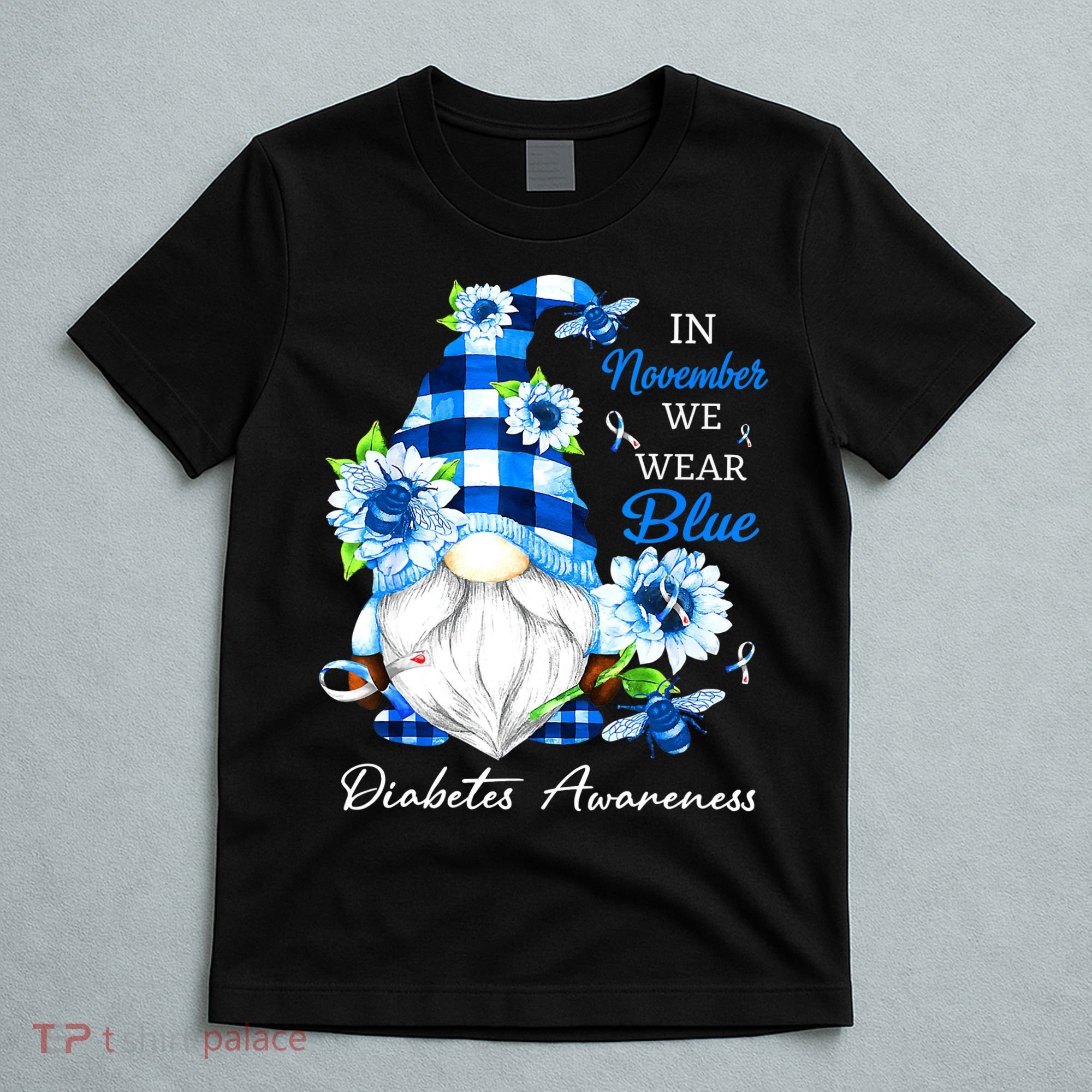 T1D T2D Diabetic Diabetes Awareness T-Shirt