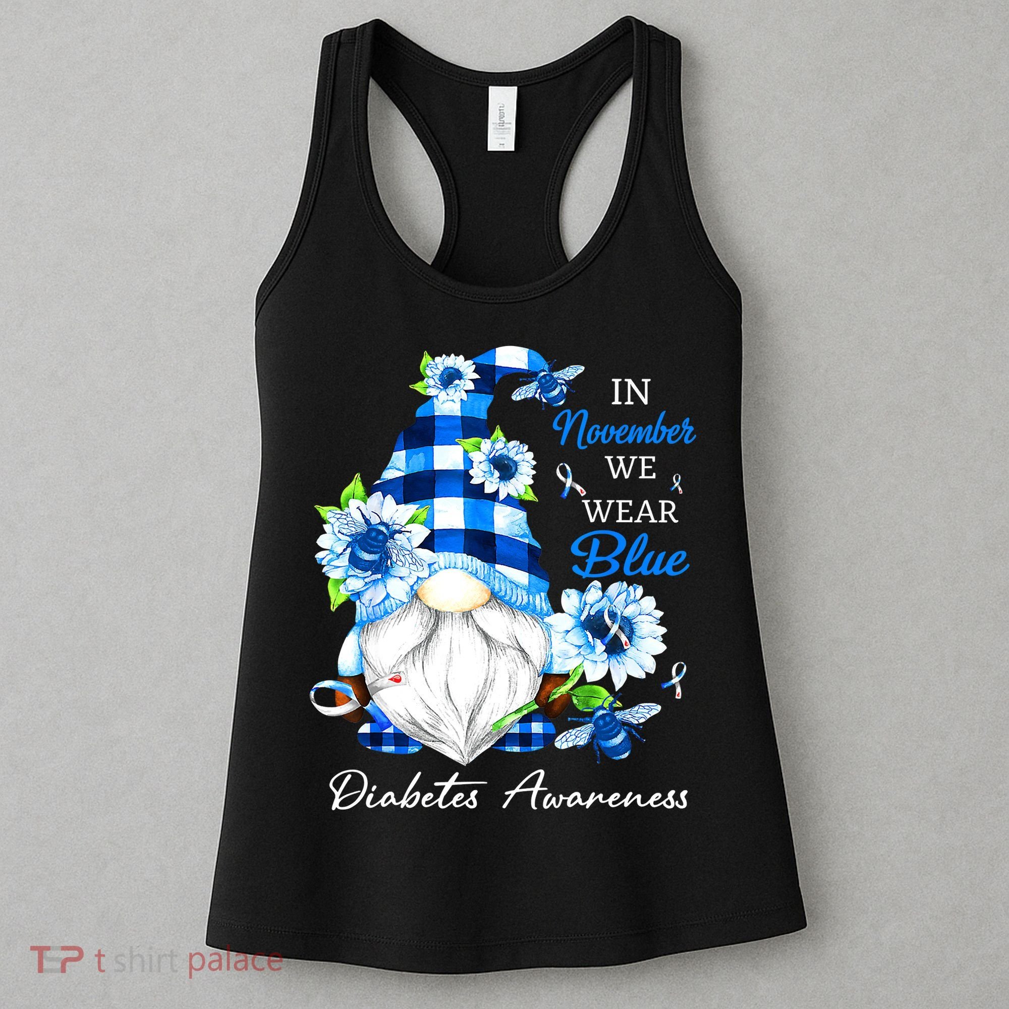 T1D T2D Diabetic Diabetes Awareness Women's Tank Top