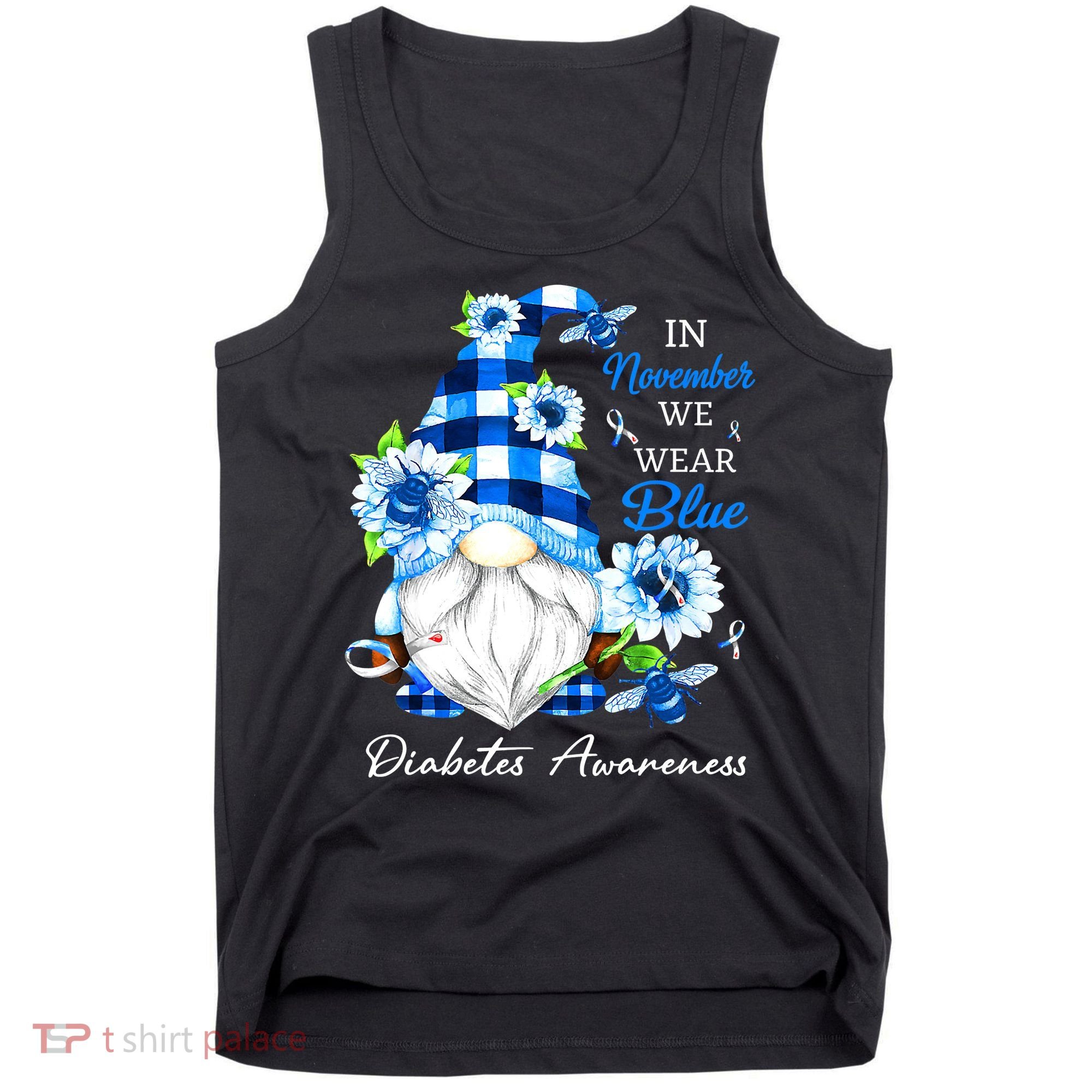 T1D T2D Diabetic Diabetes Awareness Tank Top