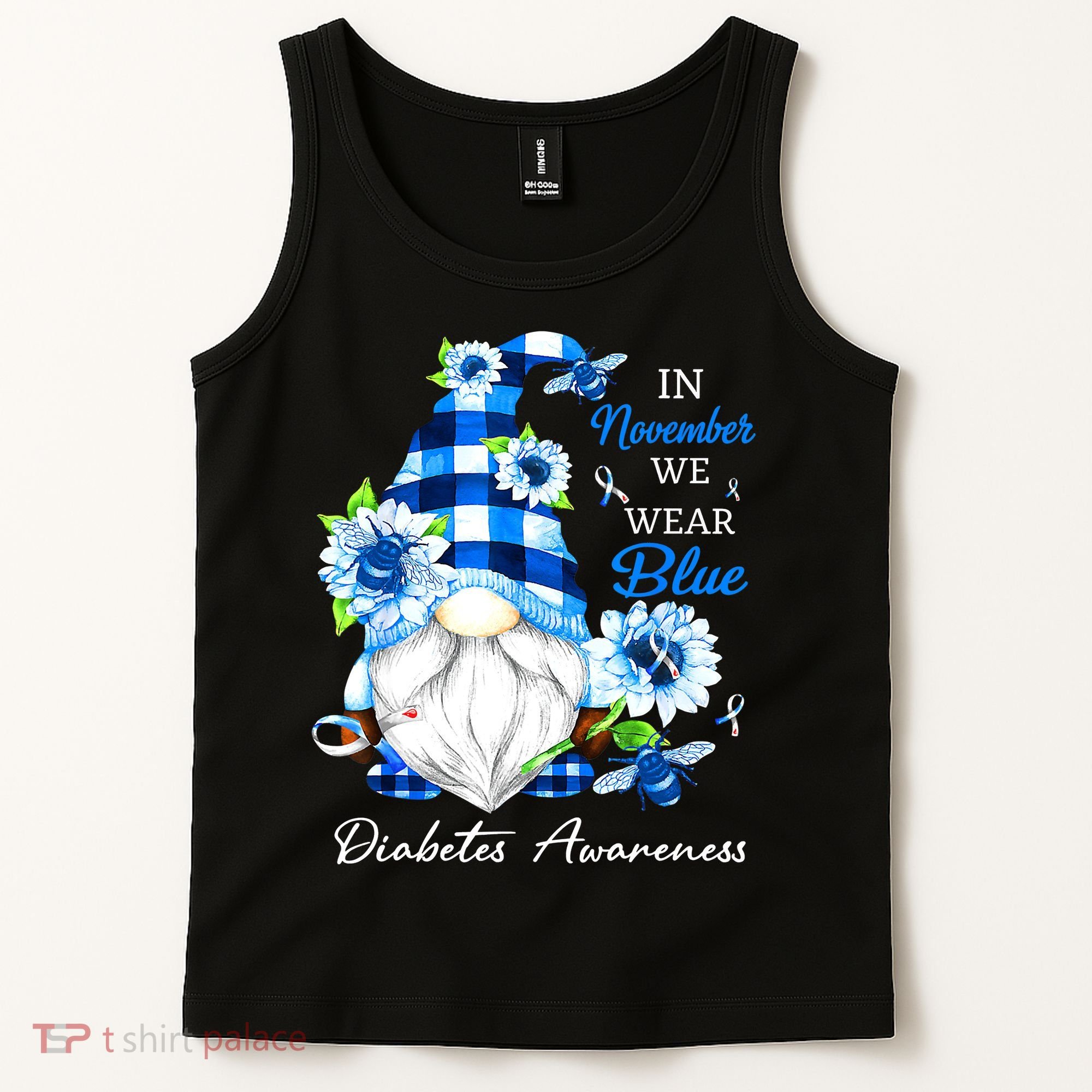 T1D T2D Diabetic Diabetes Awareness Tank Top