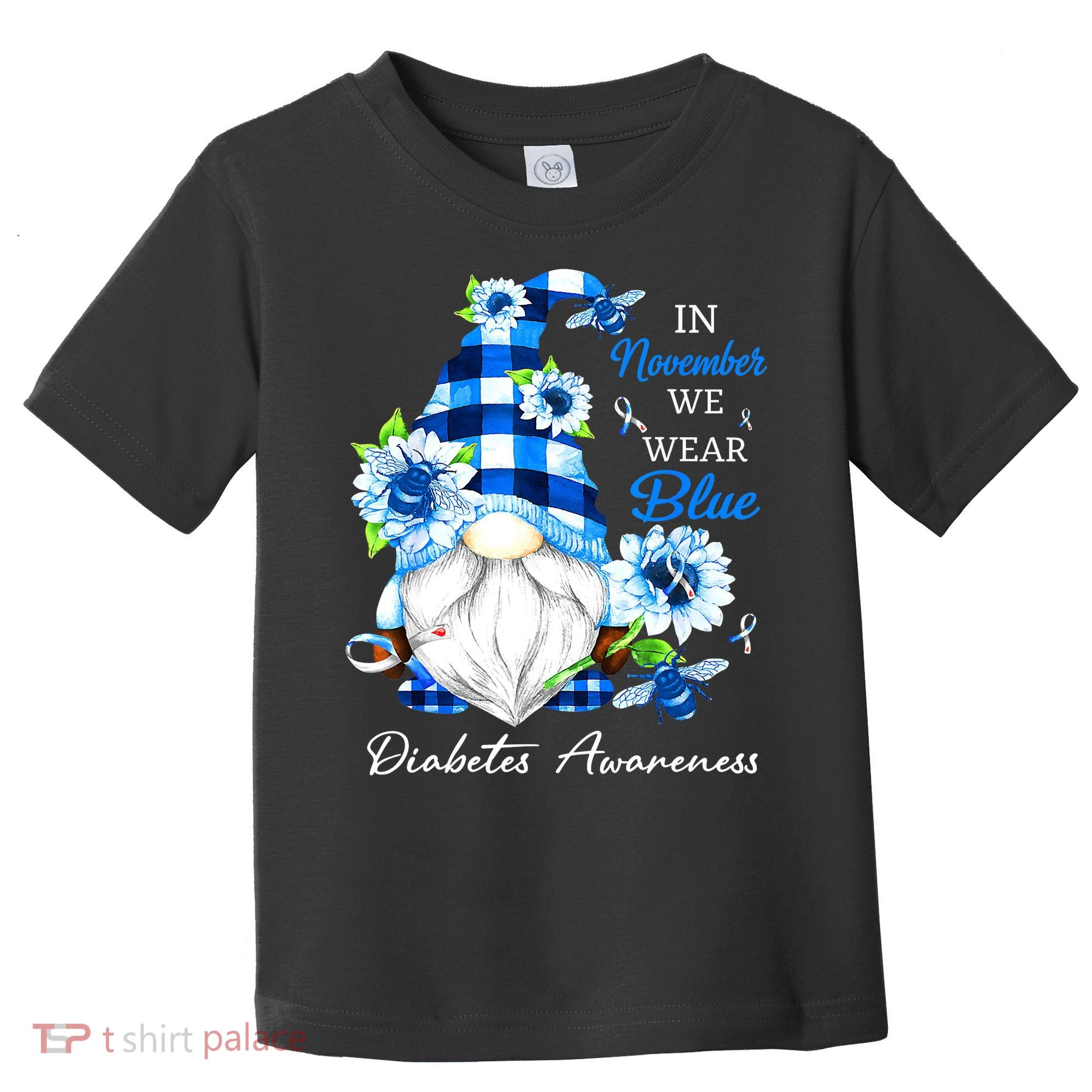 T1D T2D Diabetic Diabetes Awareness Toddler T-Shirt