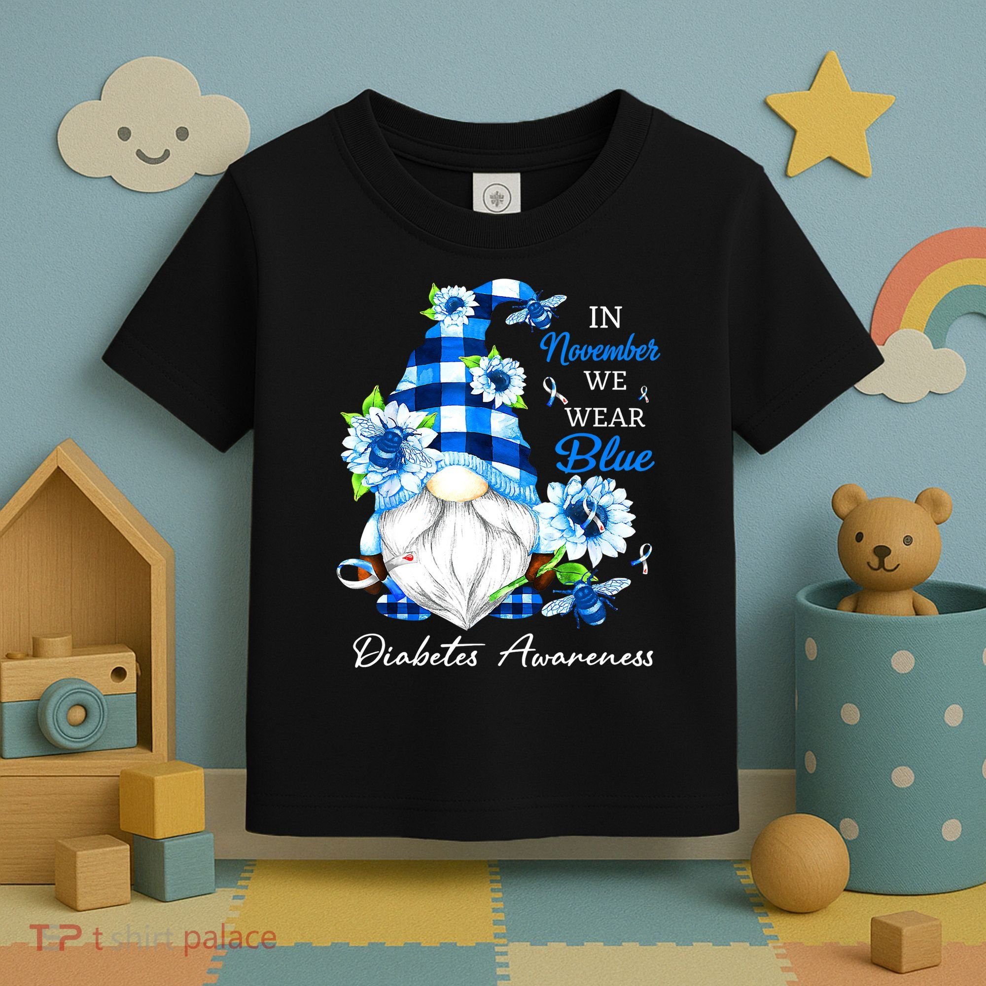 T1D T2D Diabetic Diabetes Awareness Toddler T-Shirt