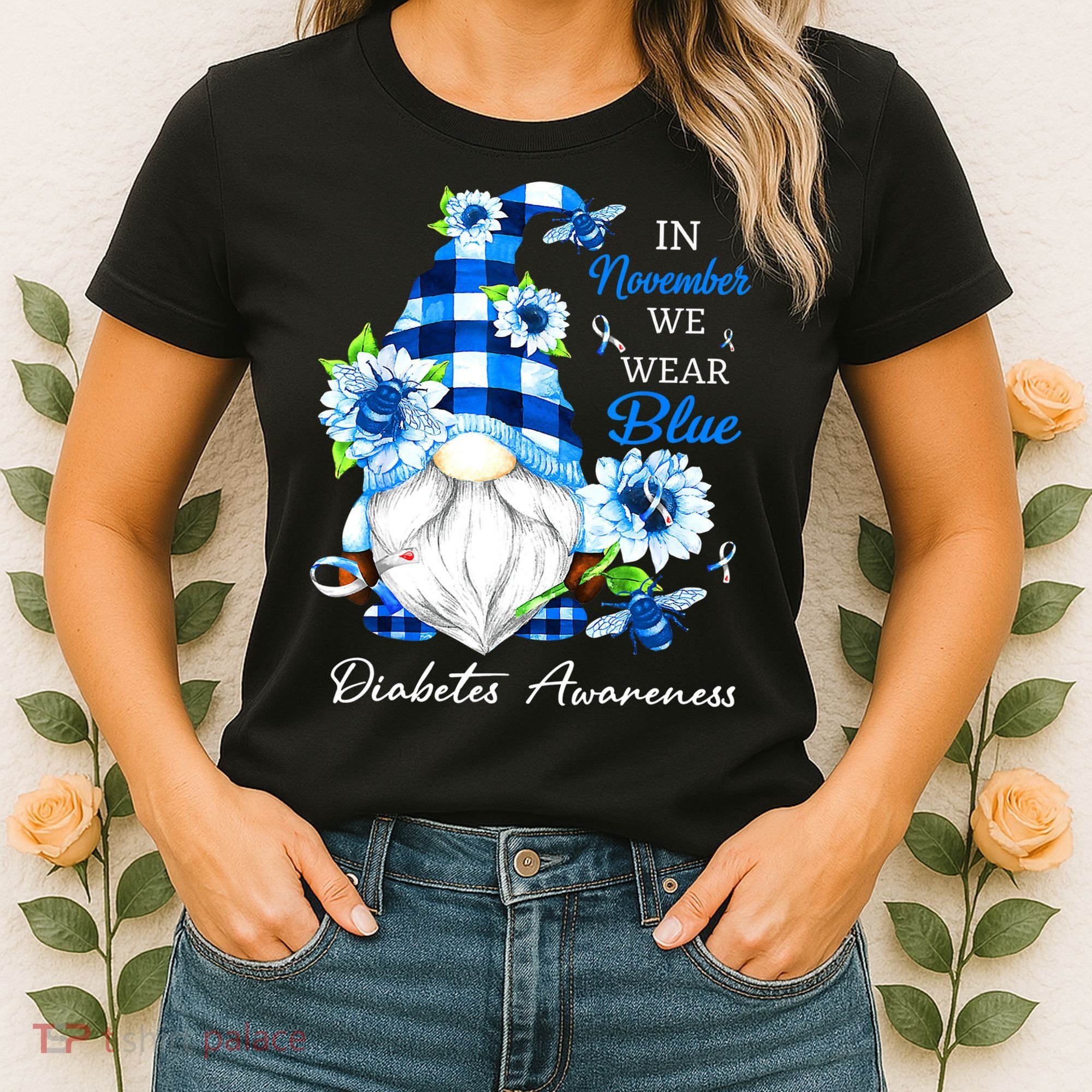 T1D T2D Diabetic Diabetes Awareness Women's T-Shirt