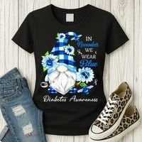 T1D T2D Diabetic Diabetes Awareness Women's T-Shirt thumb 3