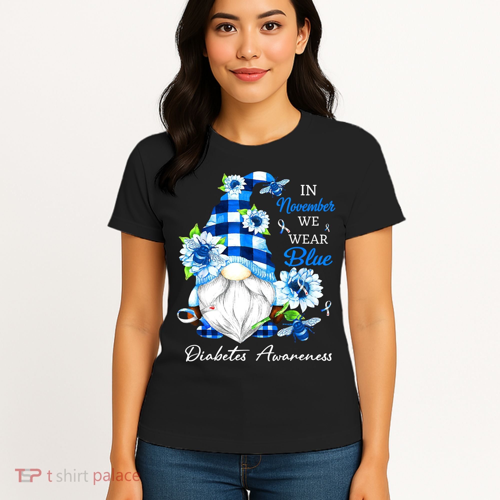 T1D T2D Diabetic Diabetes Awareness Women's T-Shirt