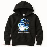 T1D T2D Diabetic Diabetes Awareness Kids Hoodie thumb 0
