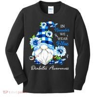T1D T2D Diabetic Diabetes Awareness Kids Long Sleeve Shirt thumb 0