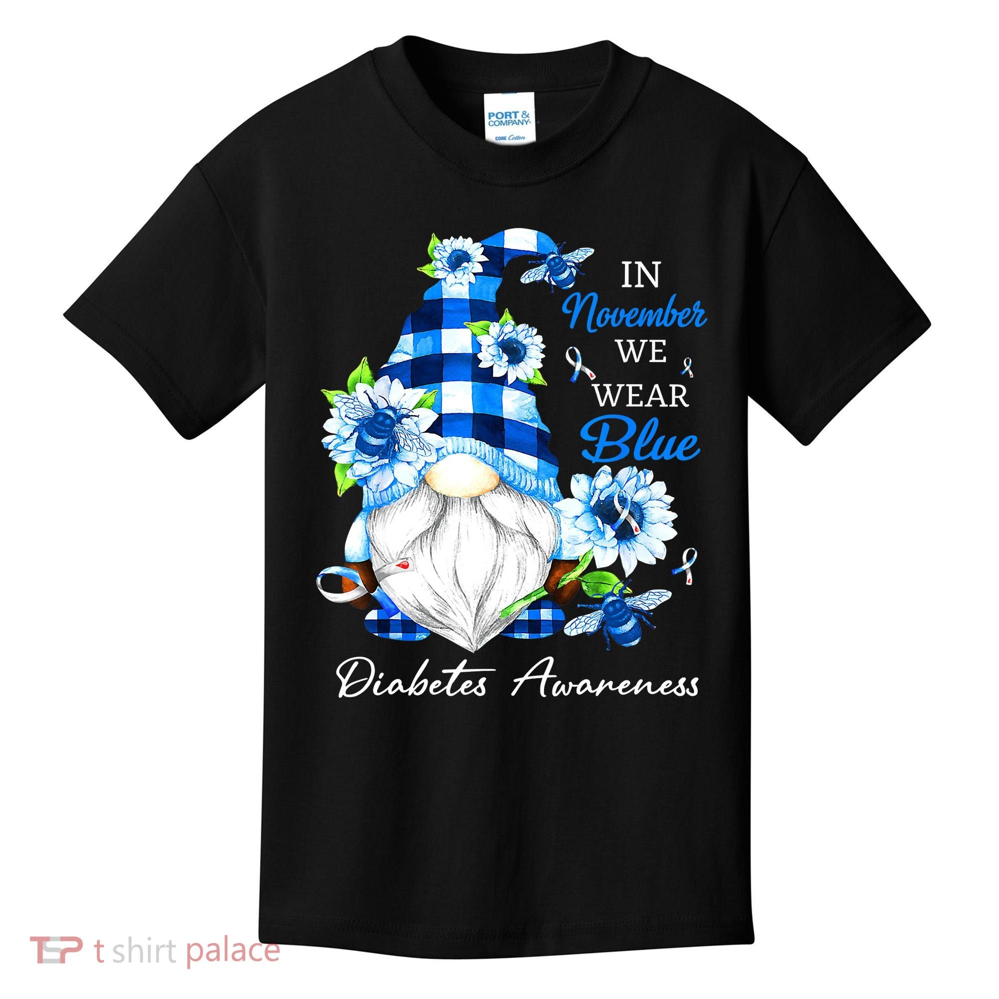 T1D T2D Diabetic Diabetes Awareness Kids T-Shirt