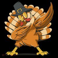 Thanksgiving Turkey Dabbing Funny Doggie Tank thumb 4