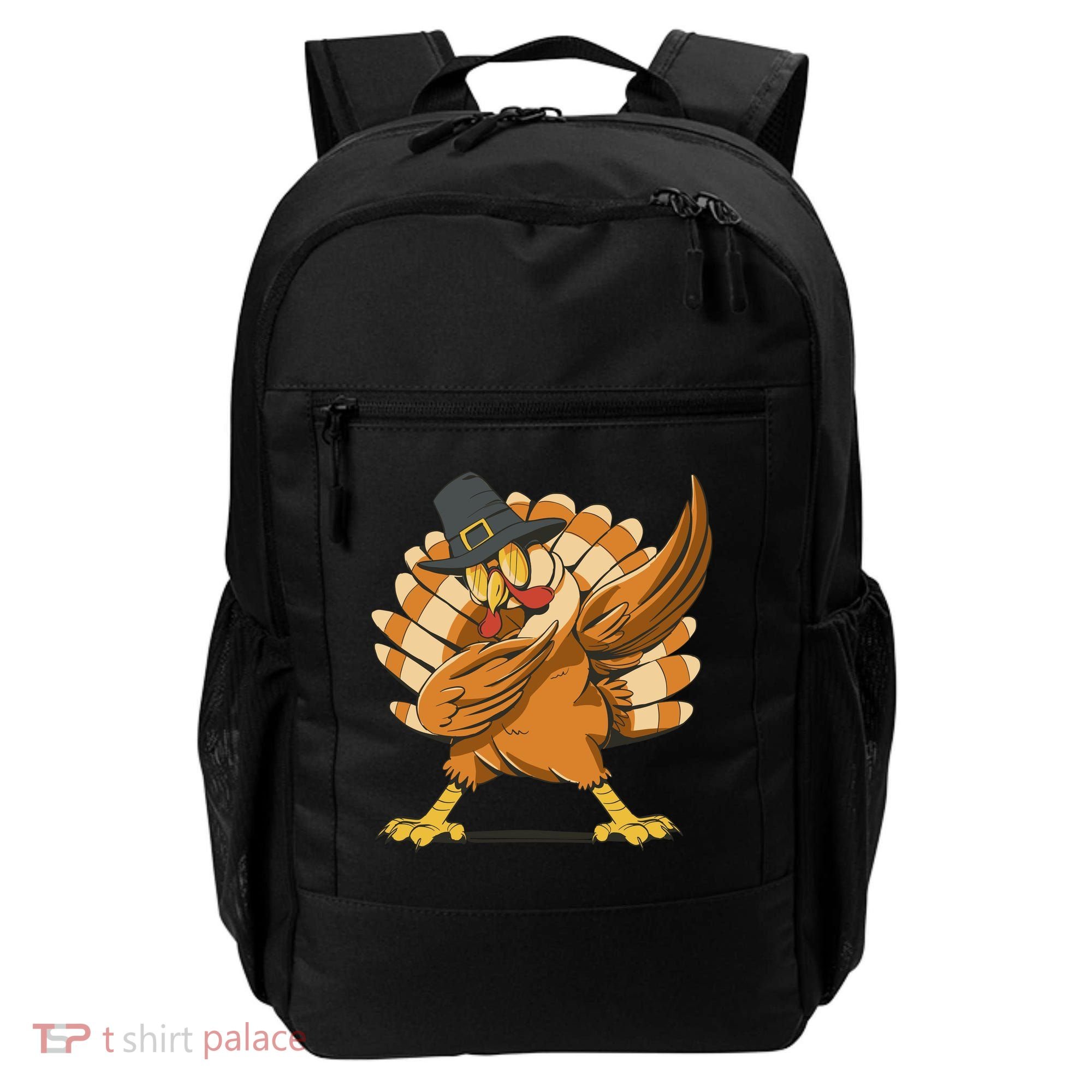 Thanksgiving Turkey Dabbing Funny Backpack