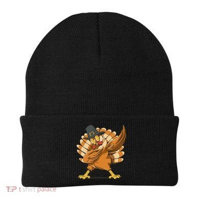 Thanksgiving Turkey Dabbing Funny Beanie