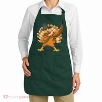 Thanksgiving Turkey Dabbing Funny Apron thumb 2