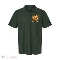 Thanksgiving Turkey Dabbing Funny Polo thumb 0