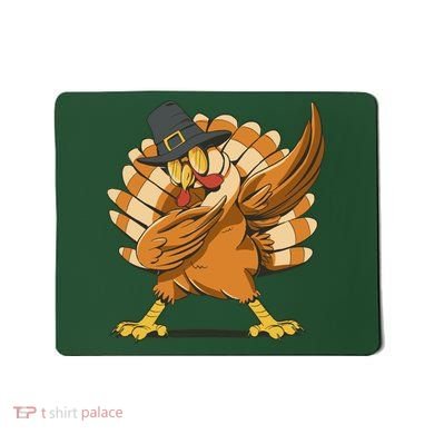 Thanksgiving Turkey Dabbing Funny Mousepad