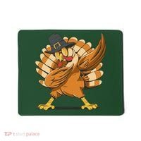 Thanksgiving Turkey Dabbing Funny Mousepad thumb 0