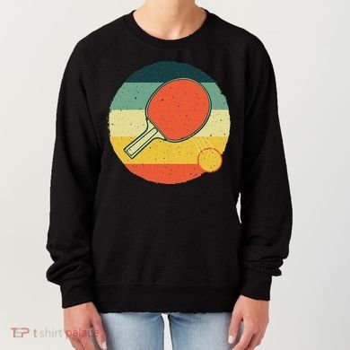 Table Tennis Design Ping Pong Players Women's Sweatshirt