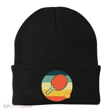 Table Tennis Design Ping Pong Players Beanie