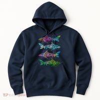 Tattoo Tie Dye Sharks Hoodie thumb 0