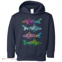 Tattoo Tie Dye Sharks Toddler Hoodie thumb 0