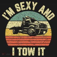 Tow Truck Driver Funny Towing Car Flat Bed Tow Truck Women's Hoodie thumb 2