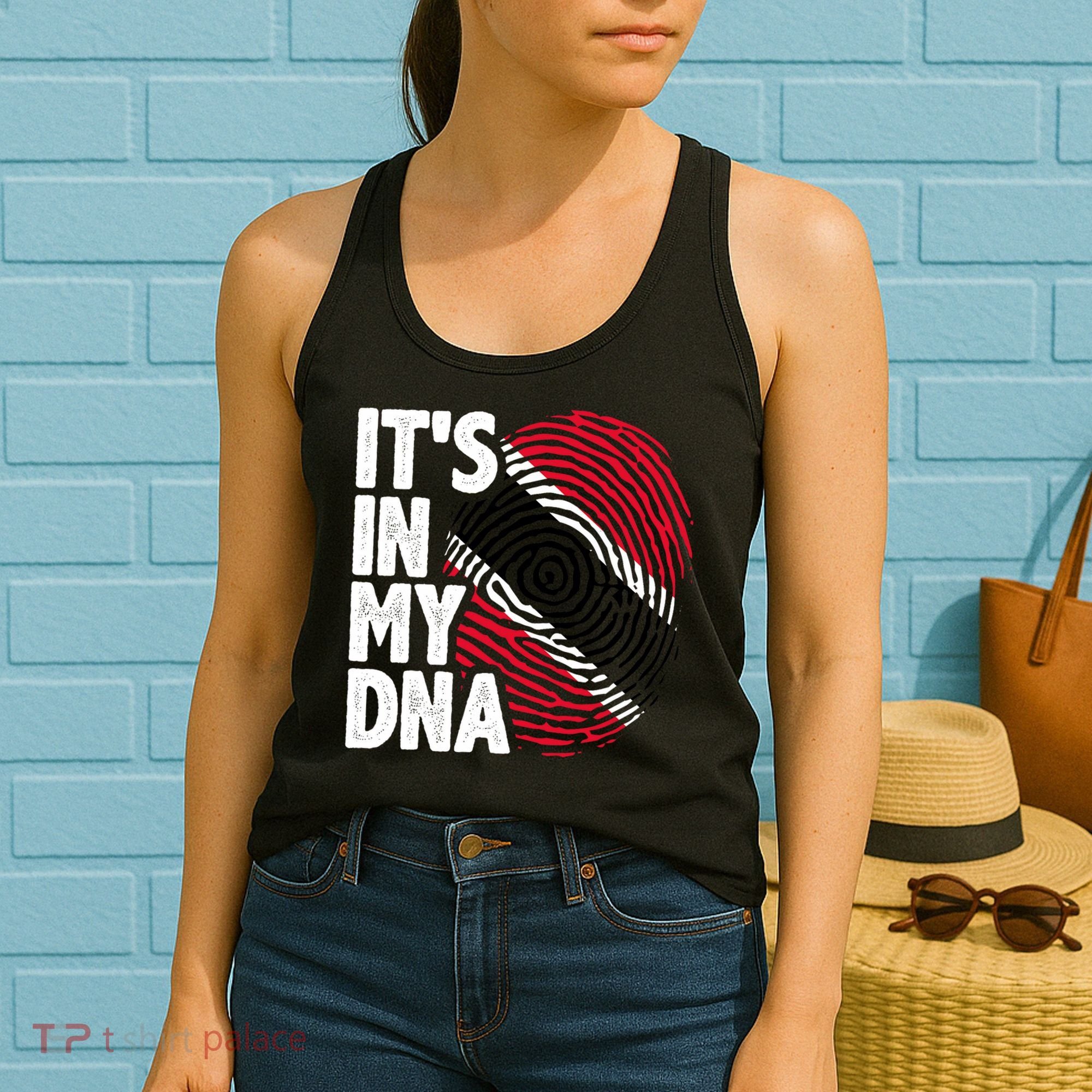 Trinidadian Tobagonian Dna Trinidad And Tobago Flag Women's Tank Top