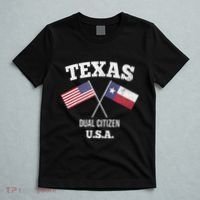 True Texan Dual Citizen Love Texas And America T-Shirt thumb 5