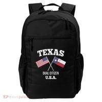 True Texan Dual Citizen Love Texas And America Backpack thumb 0