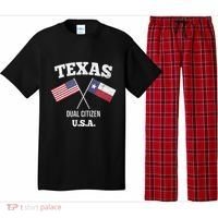 True Texan Dual Citizen Love Texas And America Pajama Set thumb 0