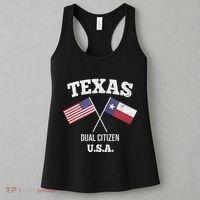 True Texan Dual Citizen Love Texas And America Women's Tank Top thumb 3