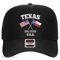 True Texan Dual Citizen Love Texas And America Hat thumb 0