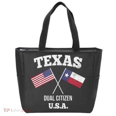 True Texan Dual Citizen Love Texas And America Tote Bag