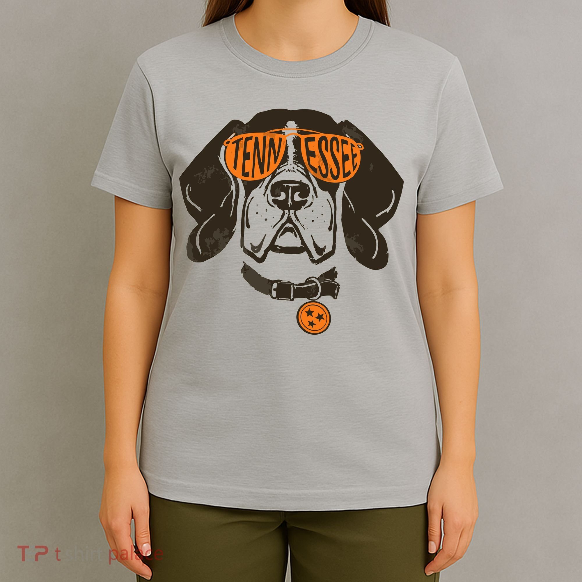 Tennessee Tn Dog State Flag Tn Lover Outfit T-Shirt