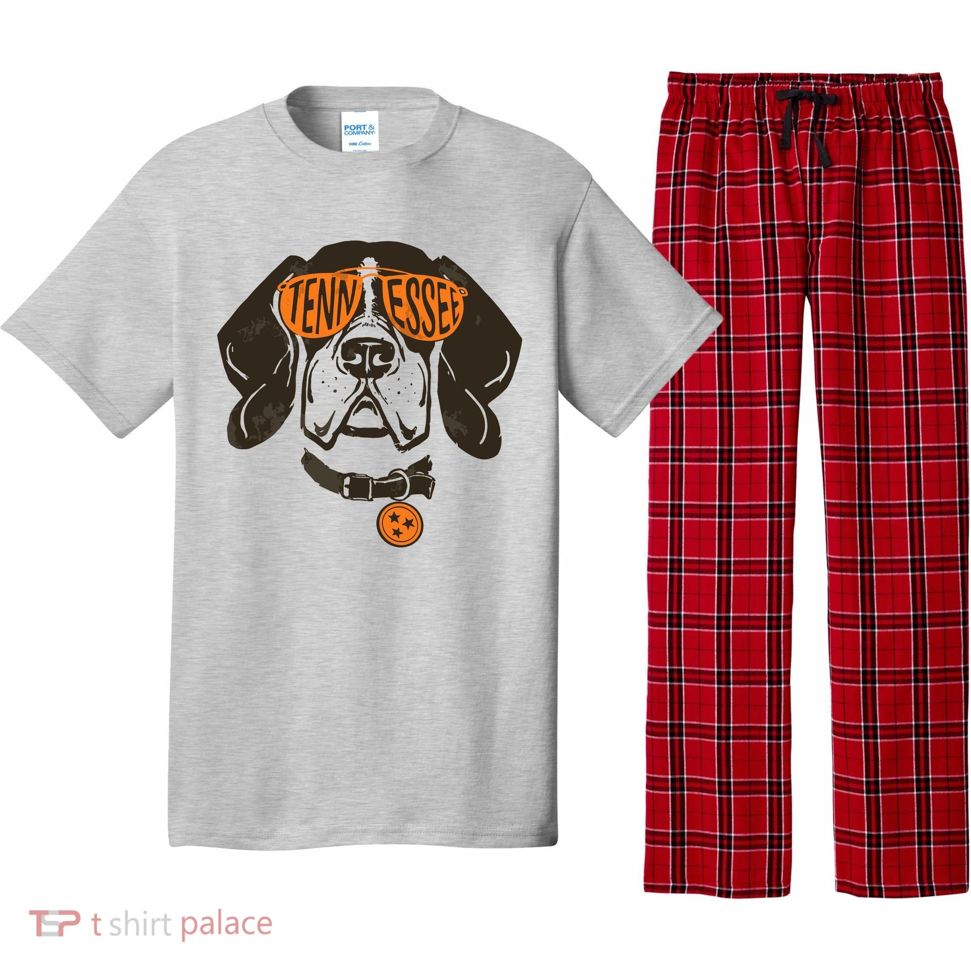 Tennessee Tn Dog State Flag Tn Lover Outfit Pajama Set