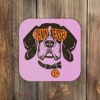Tennessee Tn Dog State Flag Tn Lover Outfit Coaster thumb 0