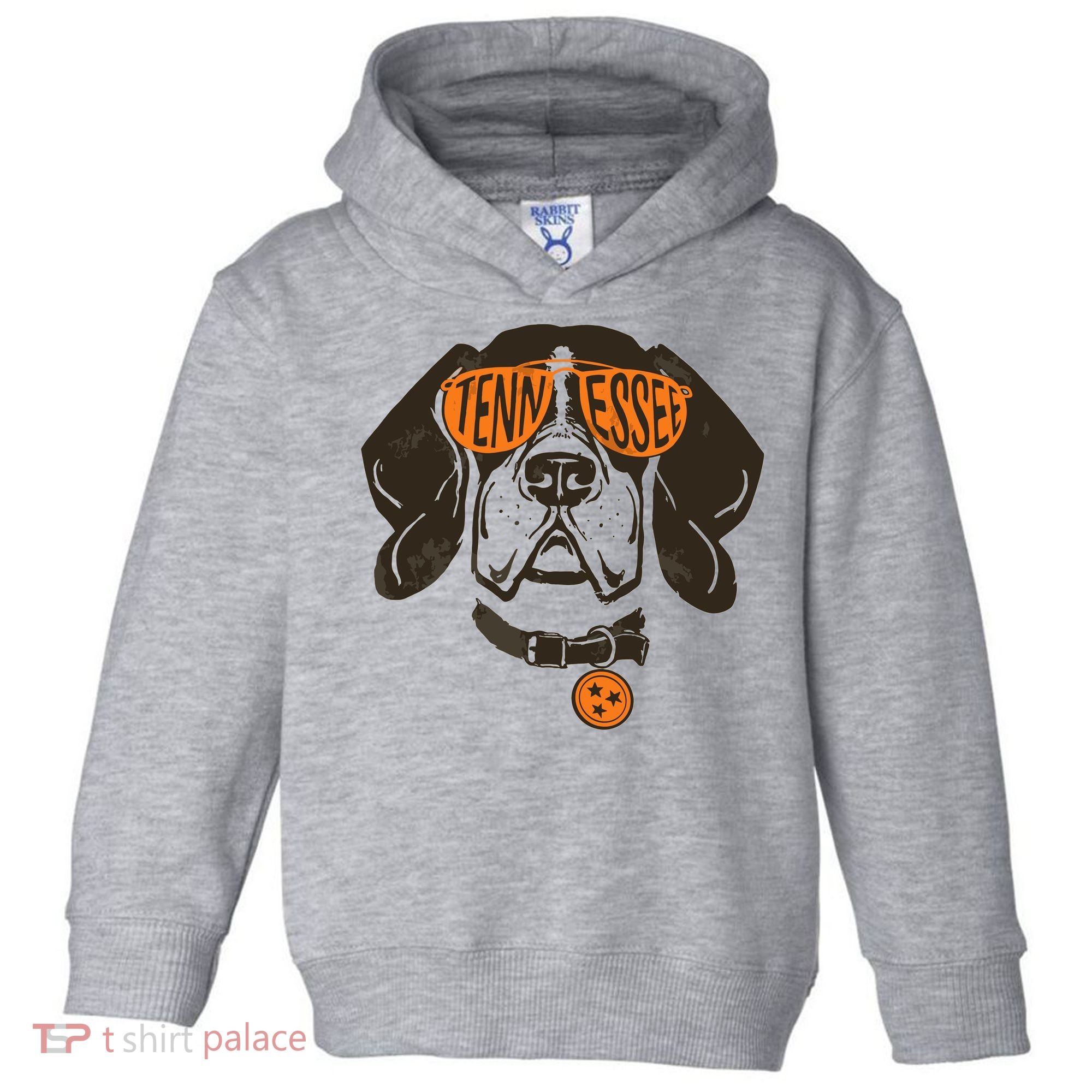 Tennessee Tn Dog State Flag Tn Lover Outfit Toddler Hoodie