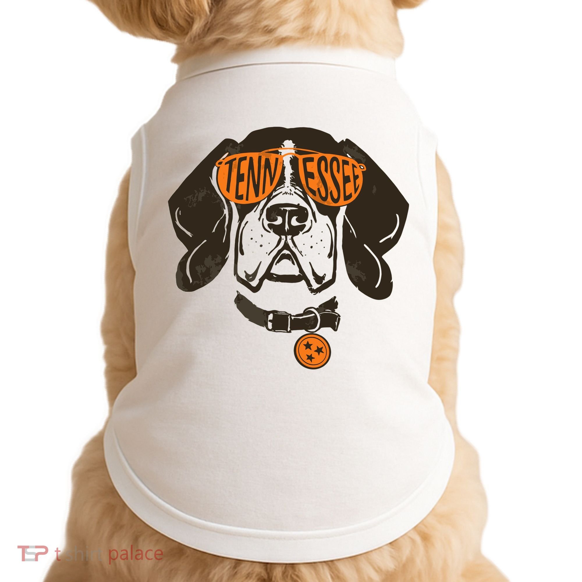 Tennessee Tn Dog State Flag Tn Lover Outfit Doggie Tank