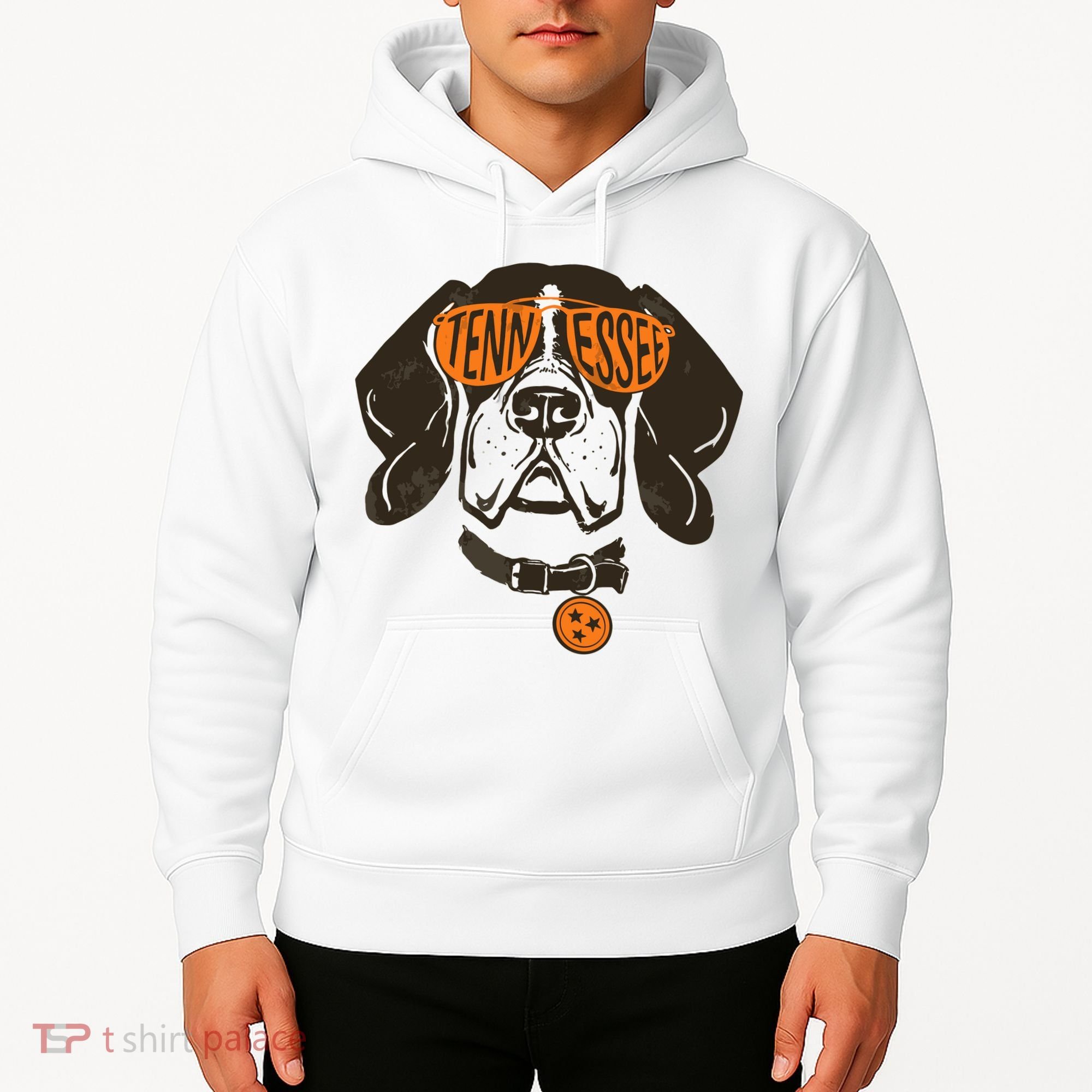 Tennessee Tn Dog State Flag Tn Lover Outfit Hoodie