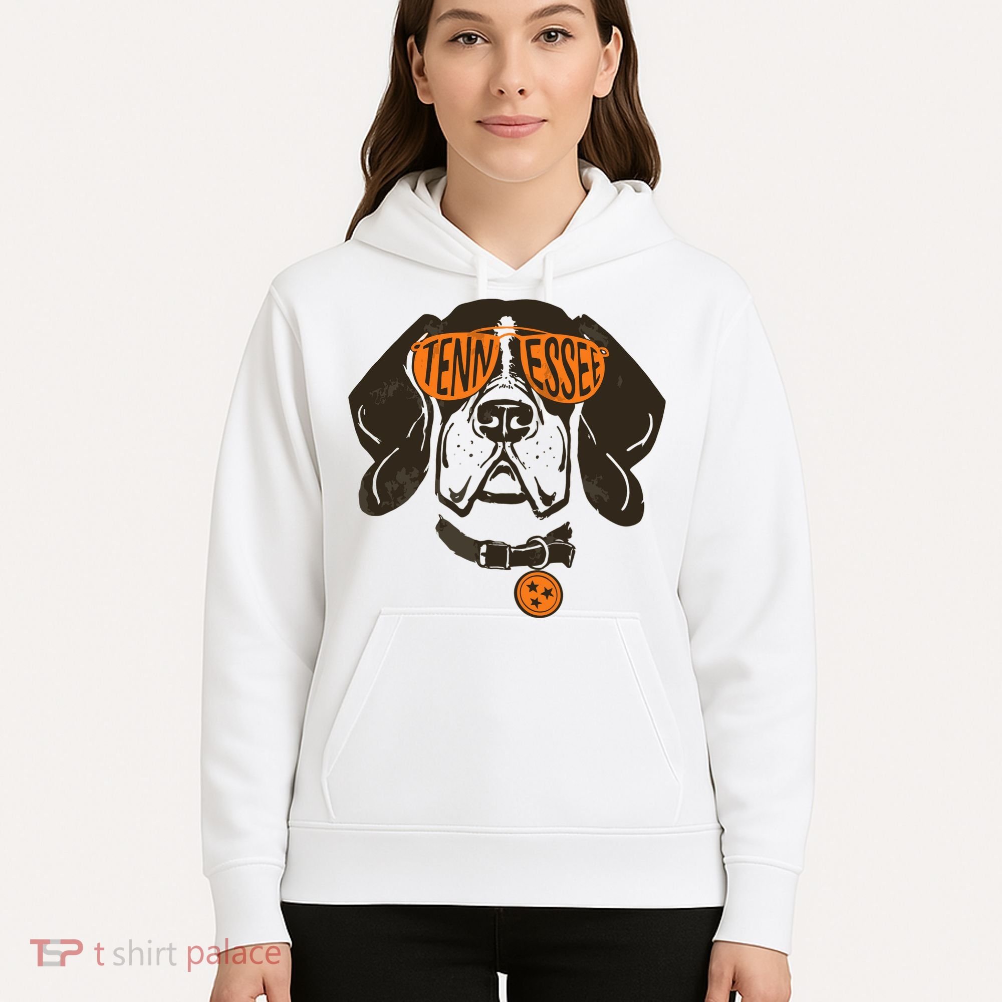 Tennessee Tn Dog State Flag Tn Lover Outfit Hoodie