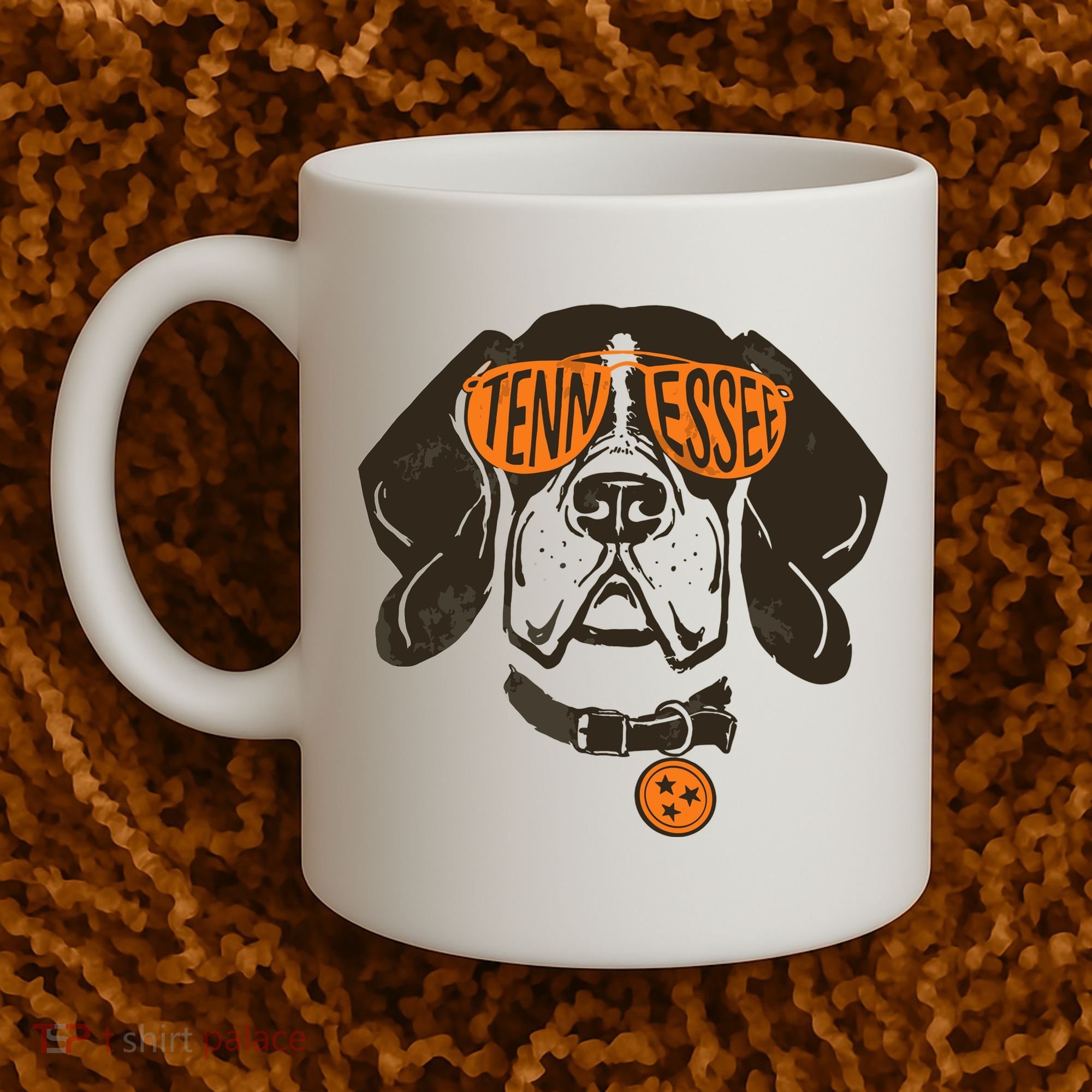 Tennessee Tn Dog State Flag Tn Lover Outfit Coffee Mug