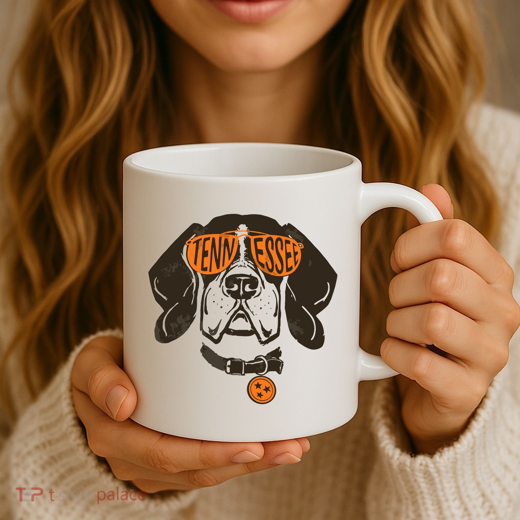 Tennessee Tn Dog State Flag Tn Lover Outfit Coffee Mug