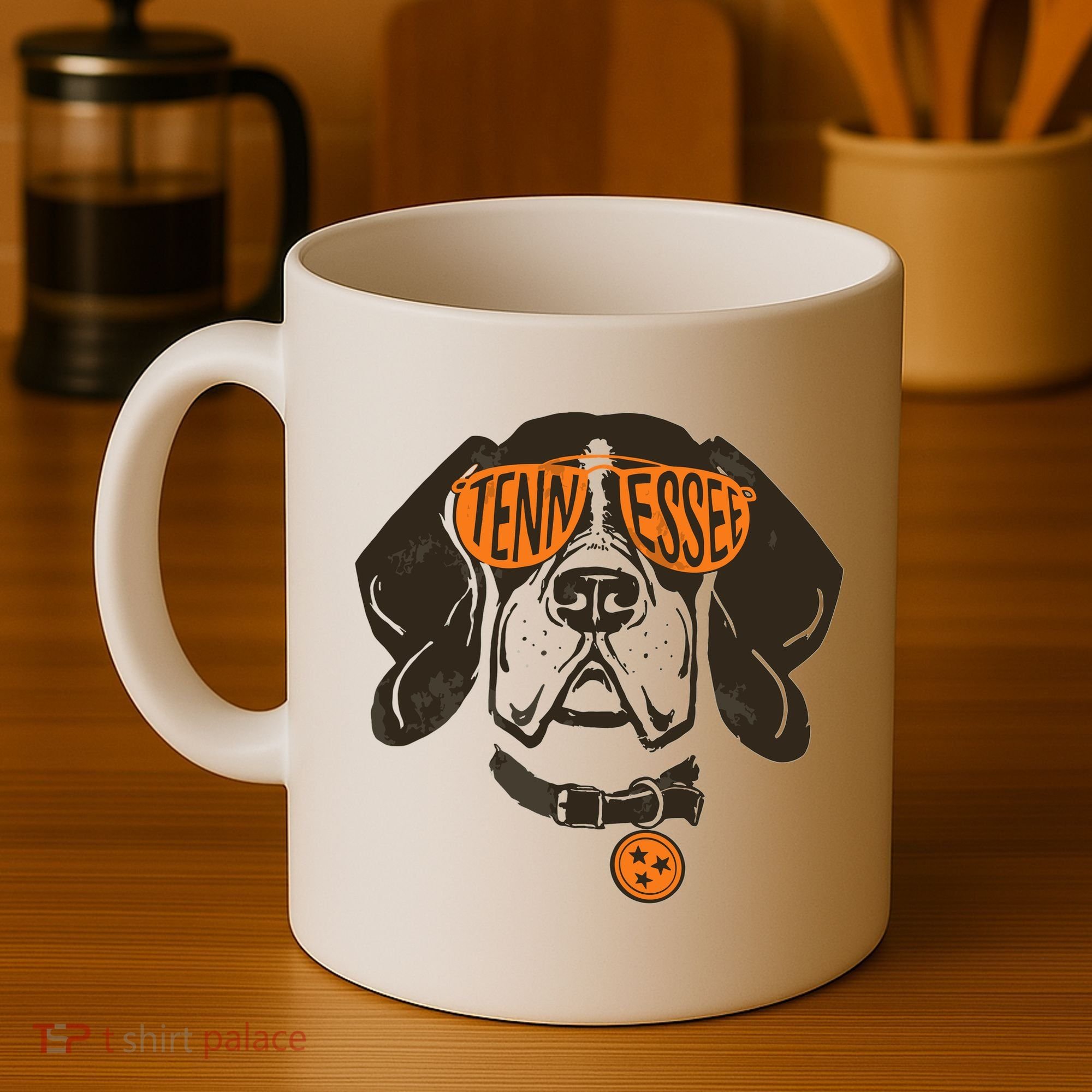 Tennessee Tn Dog State Flag Tn Lover Outfit Coffee Mug
