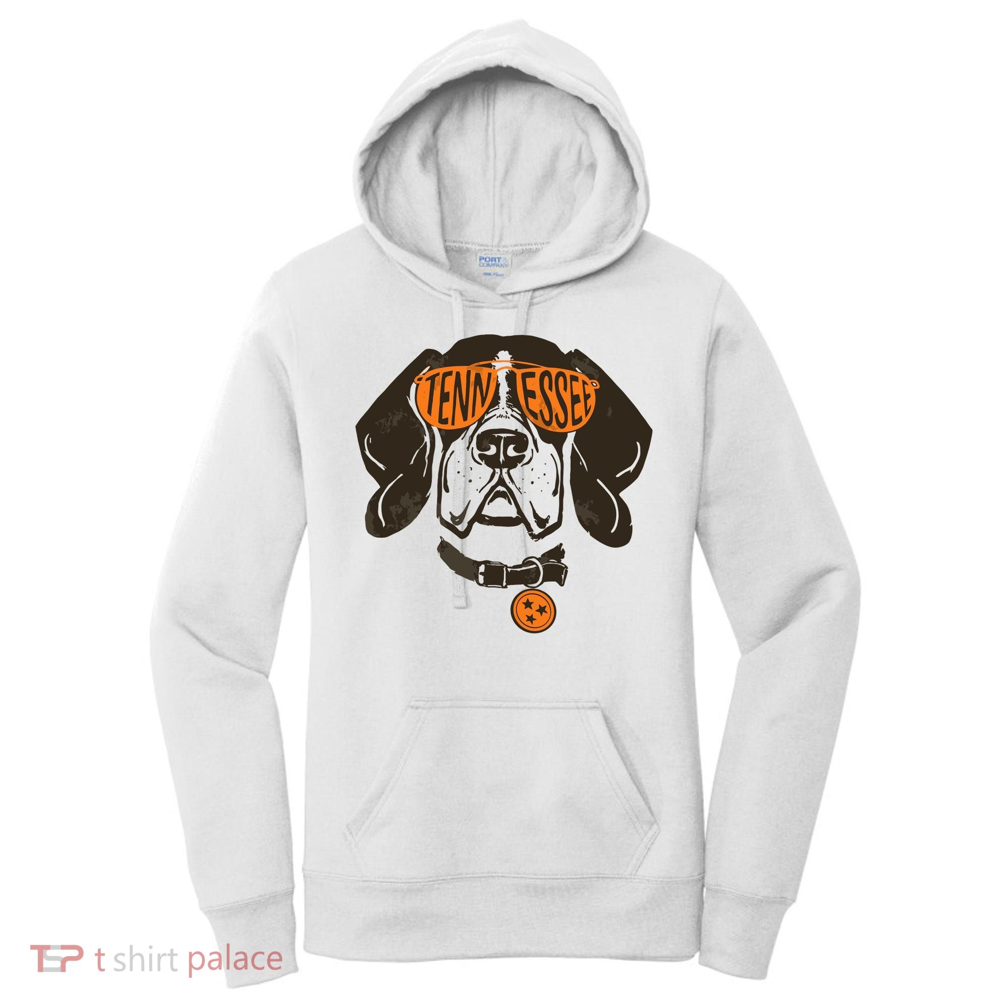 Tennessee Tn Dog State Flag Tn Lover Outfit Women's Hoodie