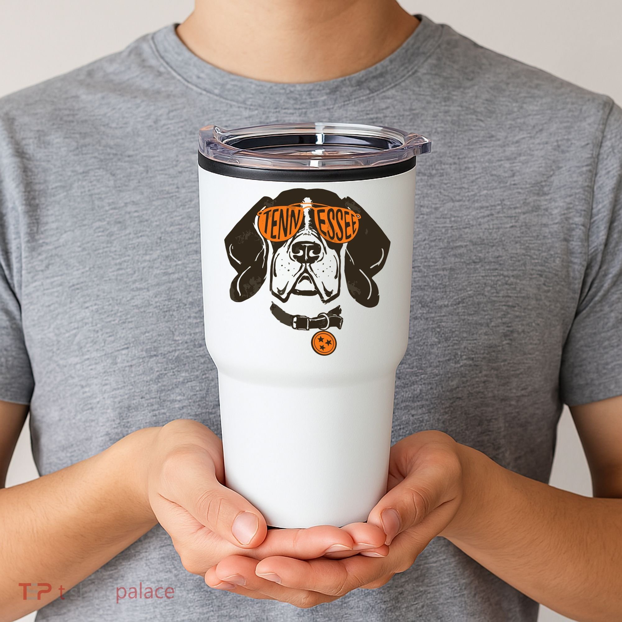 Tennessee Tn Dog State Flag Tn Lover Outfit Tumbler
