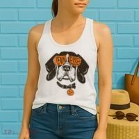 Tennessee Tn Dog State Flag Tn Lover Outfit Women's Tank Top thumb 2
