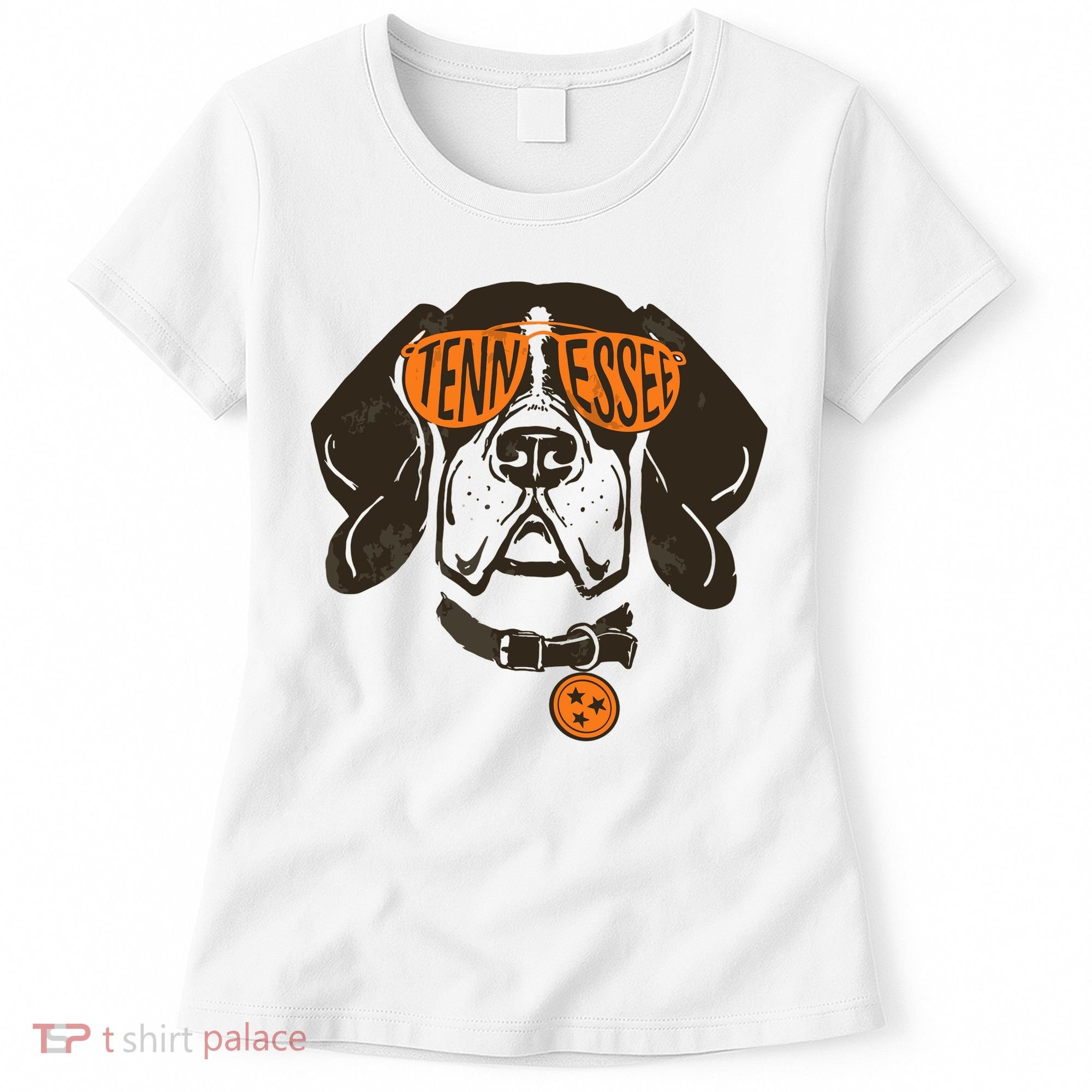 Tennessee Tn Dog State Flag Tn Lover Outfit Women's T-Shirt