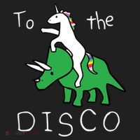 To The Disco 80s Party Unicorn Dino Disco Hat thumb 2
