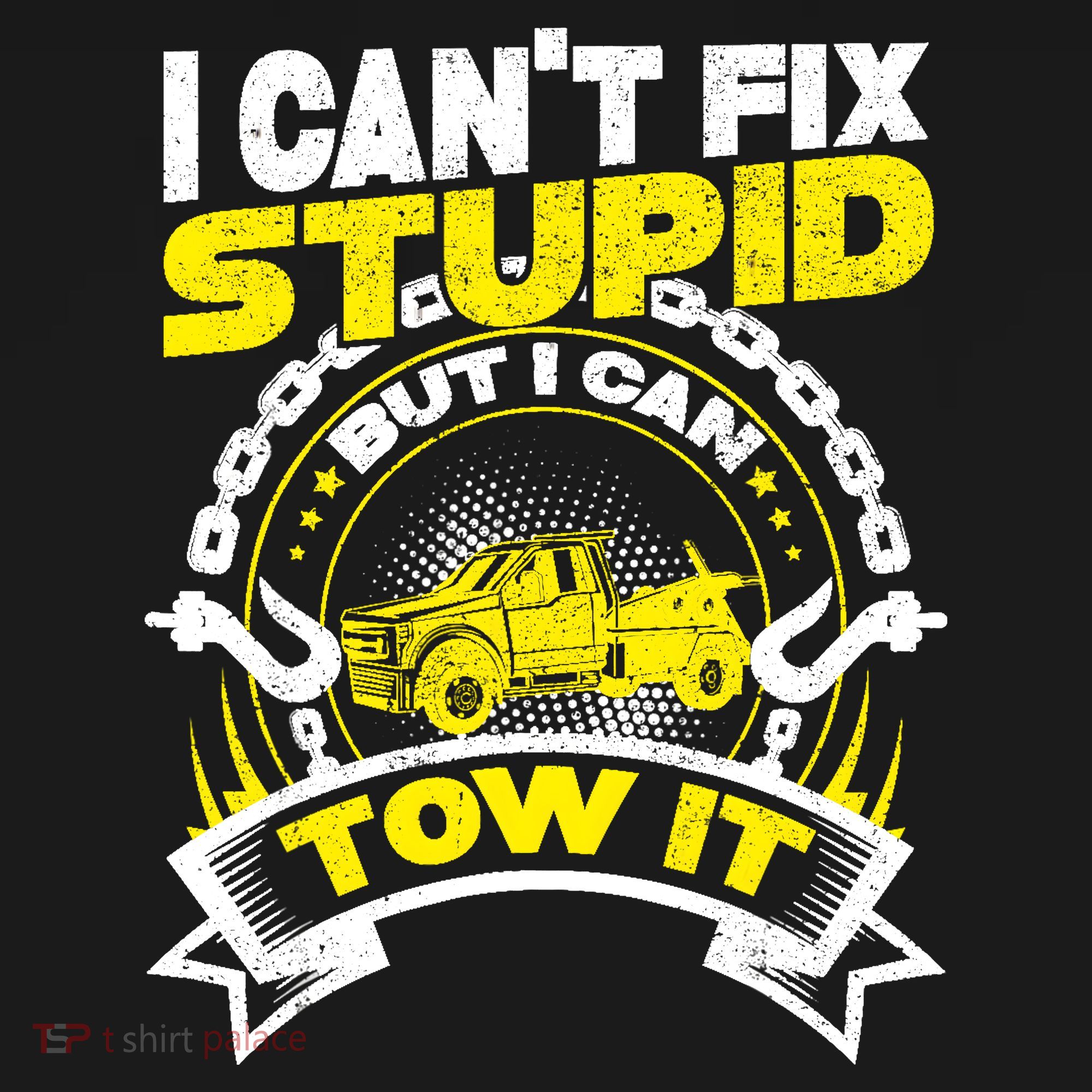 Tow Truck Driver Wrecker I CanT Fix Stupid But I Can Tow It Ornament